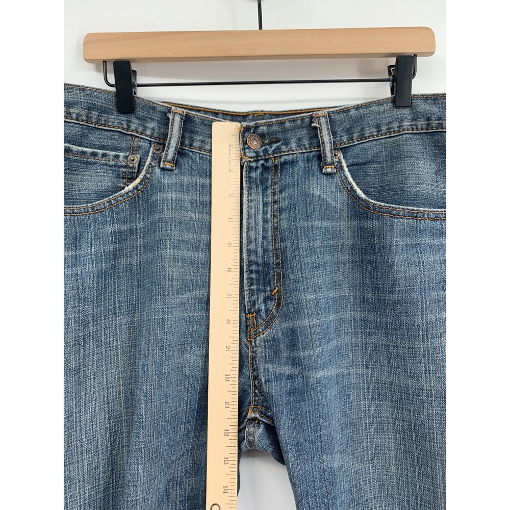 Vintage Levis 505 Jeans Mens 34x32 Blue Straight Leg Y2K Denim Pants - Picture 6 of 9